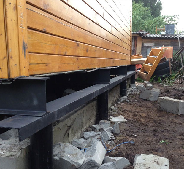 Поднять дом на винтовые сваи в Сычёвке