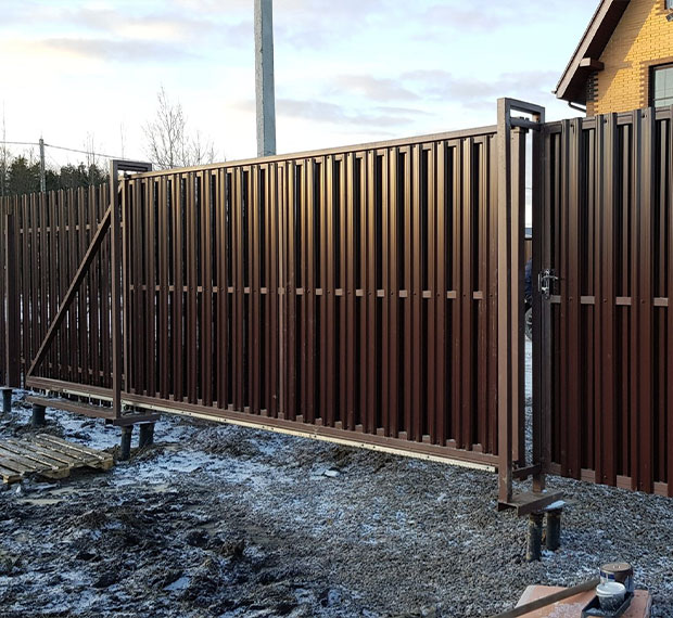 Винтовые сваи для ворот и калиток в Сычёвке