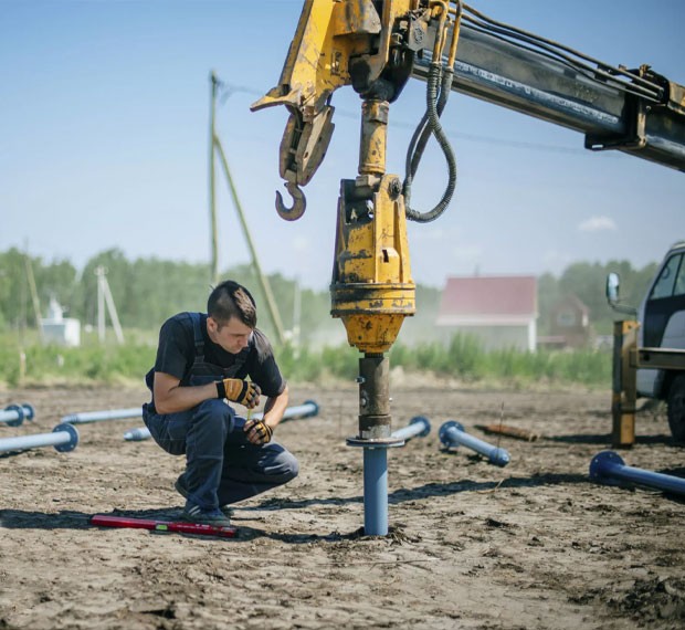 Винтовые сваи с установкой в Сычёвке