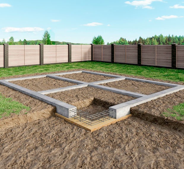 Ленточный фундамент под ключ в Сычёвке