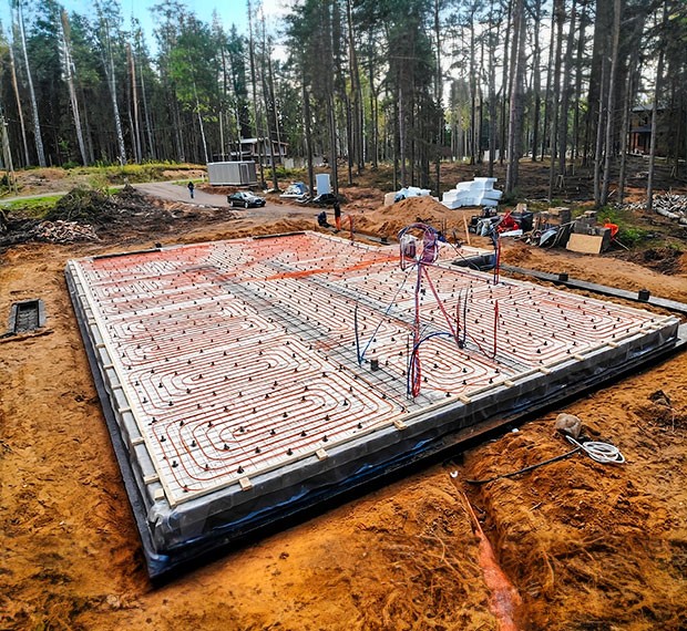 Утепленный финский фундамент в Сычёвке